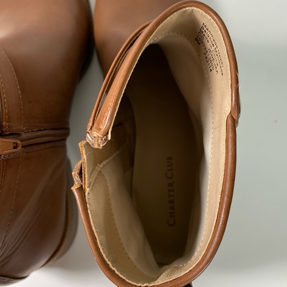 NWT Charter Club brown boots size 9 - Picture 10 of 13